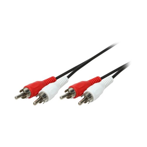 Logilink CA1039 Cinch audio priključni kabel 2.50 m crna (mat) Cijene