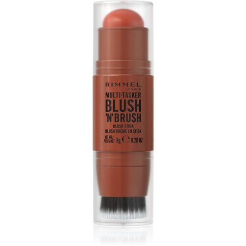 Rimmel London Multi-Tasker Blush'N'brush rdečilo v paličici s čopičem odtenek 300 Nearly Suede 8 g Cene