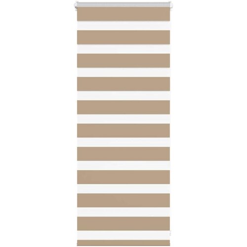 vidaXL Zebra zavjesa Pješčano smeđa 60x100 cm Širina tkanine 55 9 cm Poliester - Pješčanosmeđa 60 x 100 cm Cene
