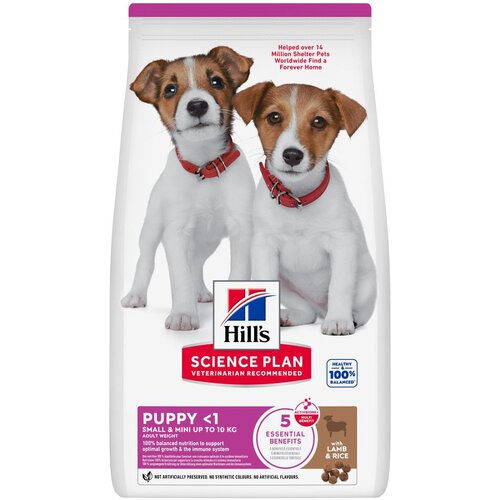  Hill`s Science Plan Puppy Small & Mini janjetina i riža - 3 x 3 kg Cene