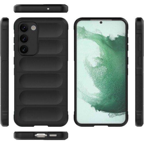 Wave silikonski ovitek za Samsung Galaxy S23 5G - črn Slike