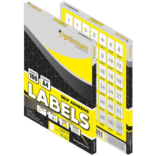 Optimum Nalepnice A4 192x38 1/7 OP Slike