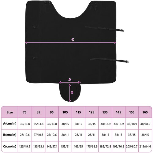 za konje Crna 135 cm Poliester Slike