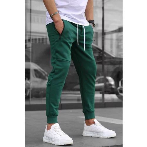 Madmext Green Basic Men's Sweatpants