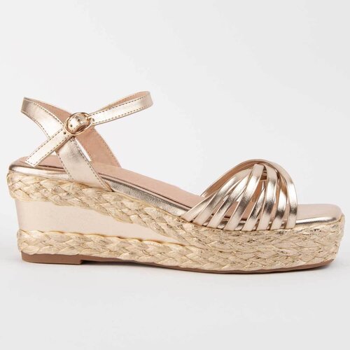 Leindia Espadrile 102968 Pozlačena Slike