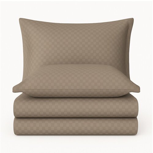 Mila Home Luxury Rjava posteljnina za zakonsko posteljo/podaljšana iz renforce bombaža 240x220 cm Checkered – Cene