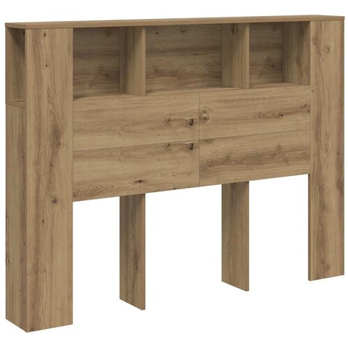  s uzglavljem Artisan hrast 140x18,5x102,5 cm Konstruirano drvo Slike