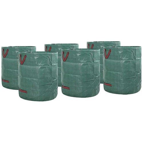  Vreće za otpad u vrtu 12 pcs Zelena 45 x 45 x 76 cm Slike