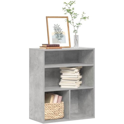 Furnova Knjižna omara betonsko siva 60x30x71,5 cm inženirski les, (21932696) Slike