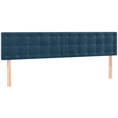  LED uzglavlje tamnoplavo 160x5x78/88 cm bar&amp;scaron;unasto Slike