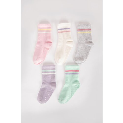 Defacto Baby Girl 5-Pack Cotton Long Socks Cene