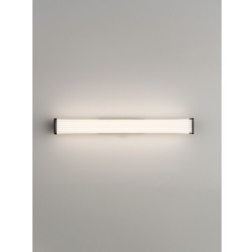 Nova Luce Mat črna kovinska LED stenska svetilka Misty &amp;ndash; Slike