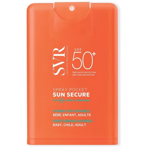 SVR Sun Secure Spray Pocket potovalno pr&amp;scaron;ilo za sončenje SPF 50+ 20 ml Slike