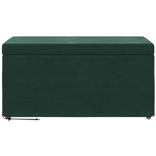  Stolica Tamnozelena 81 x 41 x 40 cm Svileni i Fino Radeći Drvo - Tamnozelena 80 cm Bar&amp;scaron;un Slike