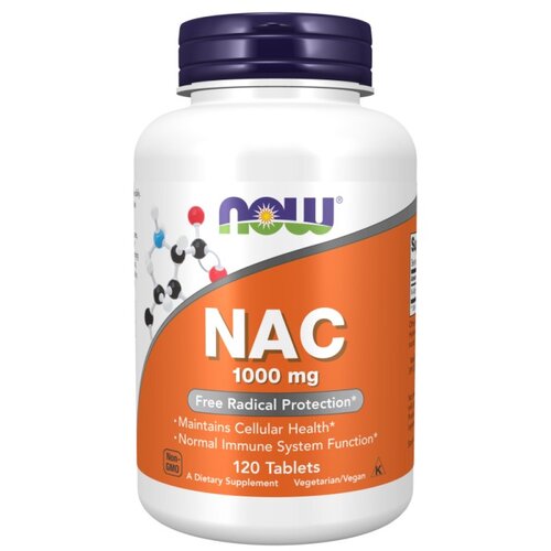 Now Foods NAC NOW, 1000 mg (120 tablet) Cene