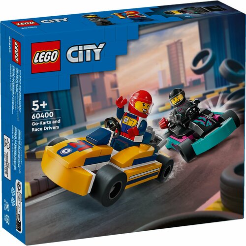 Lego city 60400 kartinzi i vozači trkačkih automobila Slike