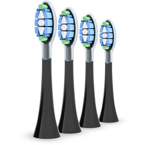 Ultrasonic nastavci za Philips Sonicare C3 Premium Plaque Defense, 4 komada, crni Slike
