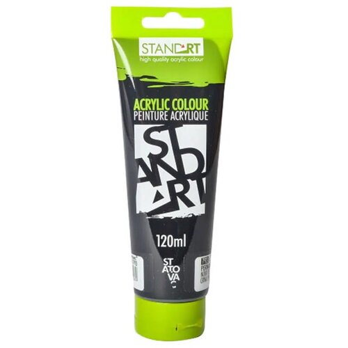 Standart acrylic, akrilna boja, 120ml - odaberite nijansu permanent black Slike