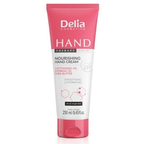 Delia good hand therapy rema za ruke za negu suve kože sa sojinim uljem i shea buterom 250ml | cosmetics Cene