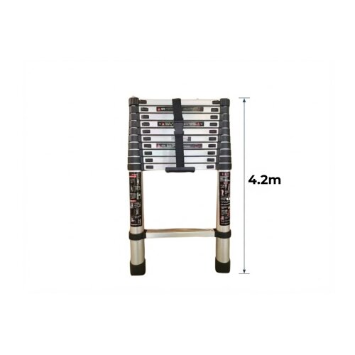 Norvel teleskopske aluminijumske merdevine do 4.2m ( KLK-LD-21 ) Slike