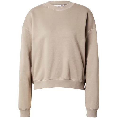 WEEKDAY Sweater majica 'Essence Standard' bež siva
