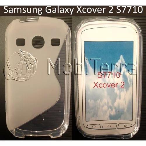  Gumijasti / gel etui S-Line za Samsung Galaxy Xcover 2 S7710 - prozorni