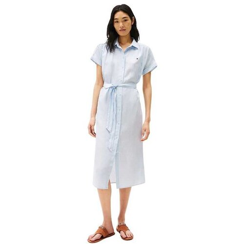 Tommy Hilfiger lanena midi haljina Cene