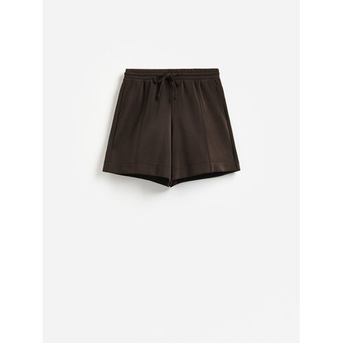 Reserved LADIES` SHORTS - tamnosmeđe Slike