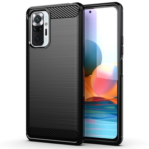 mobiline.si gumijasti / gel etui carbon za xiaomi redmi note 10 pro / 10 pro max - črni Cene