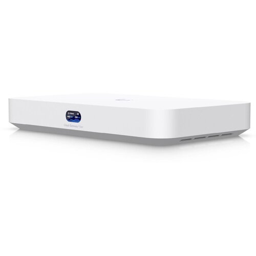 Ubiquiti unifi ucg-fiber-eu desktop 10G cloud gateway with integrated poe switch, includes full unifi application suite for device management, 5 gbps routing with ids/ips, 10G sfp+ and (1) 10 gbe RJ45 wan port, 10G sfp+ lan port ucg-fiber-eu Cene