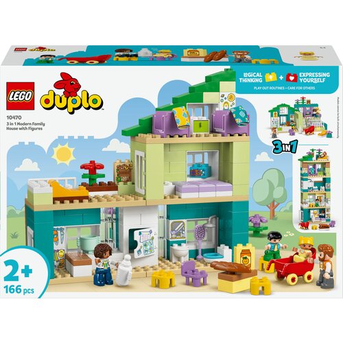 Lego duplo - 3 u 1 savremena porodična kuća sa figurama (10470) Slike