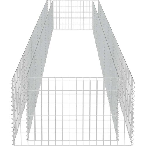  Gabionska sadilica od pocinčanog čelika 540 x 90 x 50 cm Slike