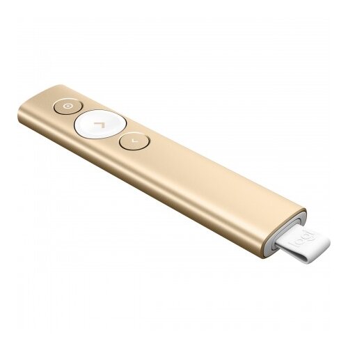 Logitech Spotlight Presentation Remote Gold New Cene