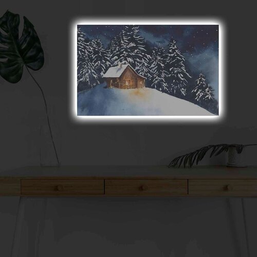 Wallity Zidna slika sa LED osvjetljenjem 4570KARDACT - 012, 45x70 cm Cene