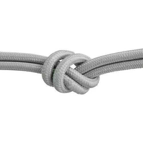 Home Sweet Home Tekstilni kabel na metar (Srebrne boje, 3-žilno, 0,75 mm²)