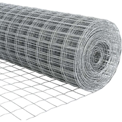  Set ograda za vrt 2 komada Pocinčani čelik 10 x 1 2 m Izdržljivo Slike