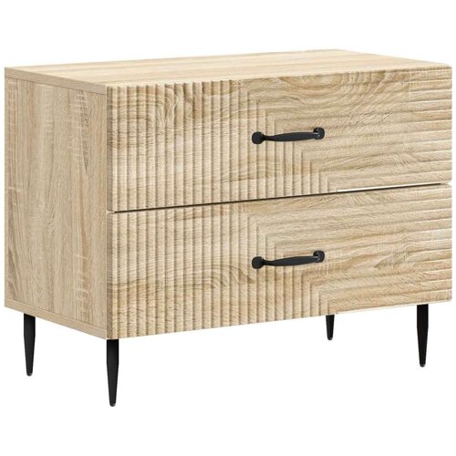  Nočna omarica Sonoma hrast 62 x 34,5 x 47,5 cm Inženirski les, (5000209548) Cene