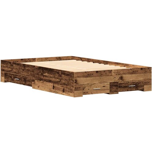 vidaXL Konstrukcija postelje Star les 120 x 200 cm Konstruiran les, (5000128680) Cene