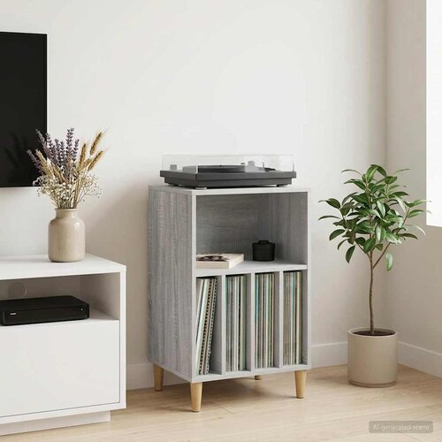  Stalak za gramofon Siva Sonoma 47 x 39,5 x 74,5 cm Cijene