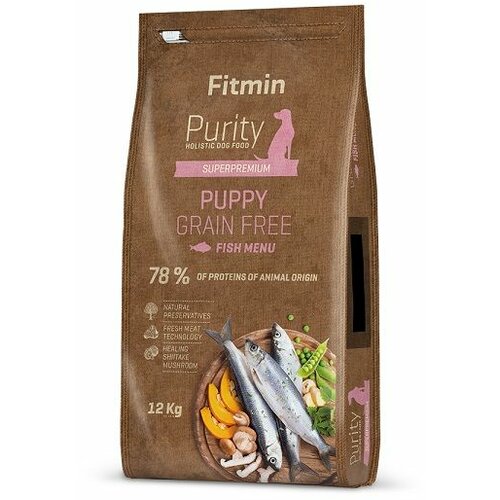 Fitmin Dog Purity Grain Free Puppy Riba, hrana za pse 2kg Cene
