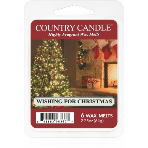 Country Candle Wishing For Christmas vosek za aroma lučko 64 g