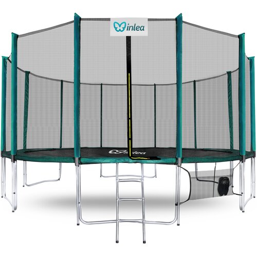  INLEA PREMIUM Jump Trampolin 500 cm s vanjskom za&scaron;titnom mrežom - tamnozelena Cijene