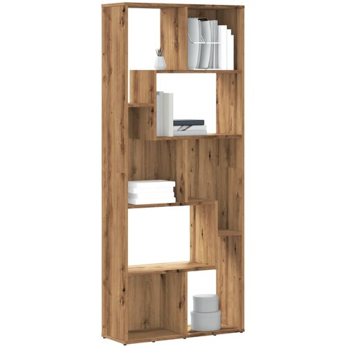 vidaXL Regal za knjige boja hrasta 67 x 24 x 161 cm konstruirano drvo Cijene