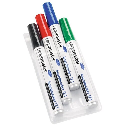 Legamaster Marker za belu tablu/flipchart okrugli vrh 1/5-3mm 4boje TZ1 7-110094 Cene