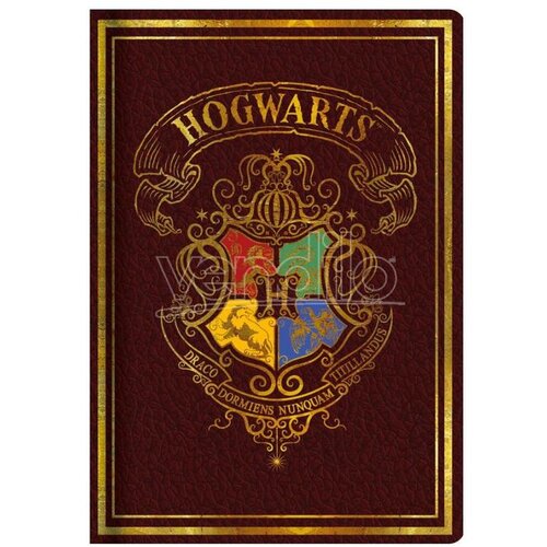 Blue Sky HARRY POTTER A5 CASEBOUND BELEŽKA - RDEČA - COLOURFUL CREST Slike
