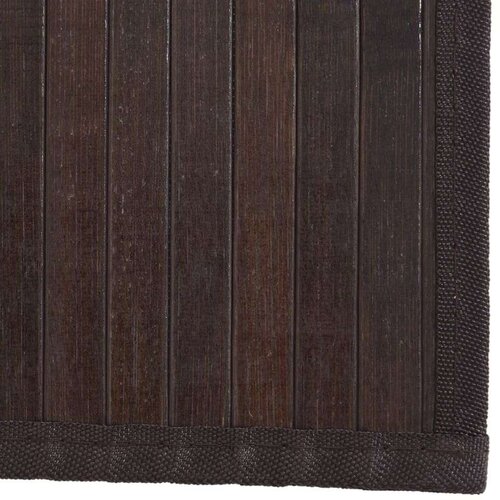 VidaXL Tepih pravokutni tamnosmeđi 80 x 500 cm od bambusa Slike