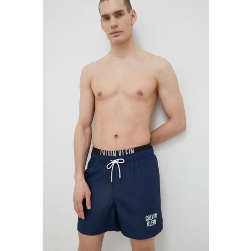 Calvin Klein Kratke hlače za kupanje boja: tamno plava