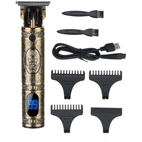 INF Električni strižnik las LCD digitalni retro stil Bronze, (21277842) Cene