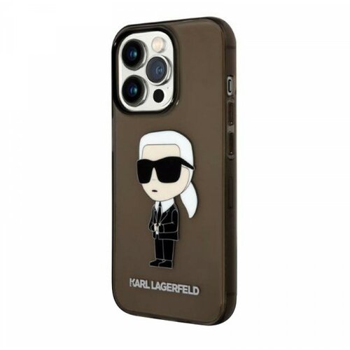 Karl Lagerfeld Futrola IML NFT Ikonik za Iphone 14 Pro Max crna Full ORG (KLHCP14XHNIKTC) Slike