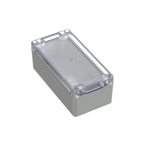 TRU COMPONENTS 6U07160806139 TC-13865140 industrijsko kućište 160 x 80 x 60 polikarbonat svijetlosiva, prozirna 1 kom. Cene